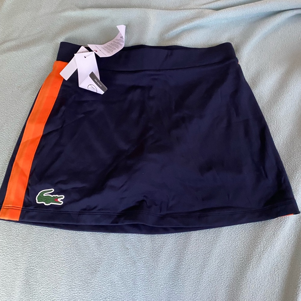 Lacoste blue tennis skirt new S